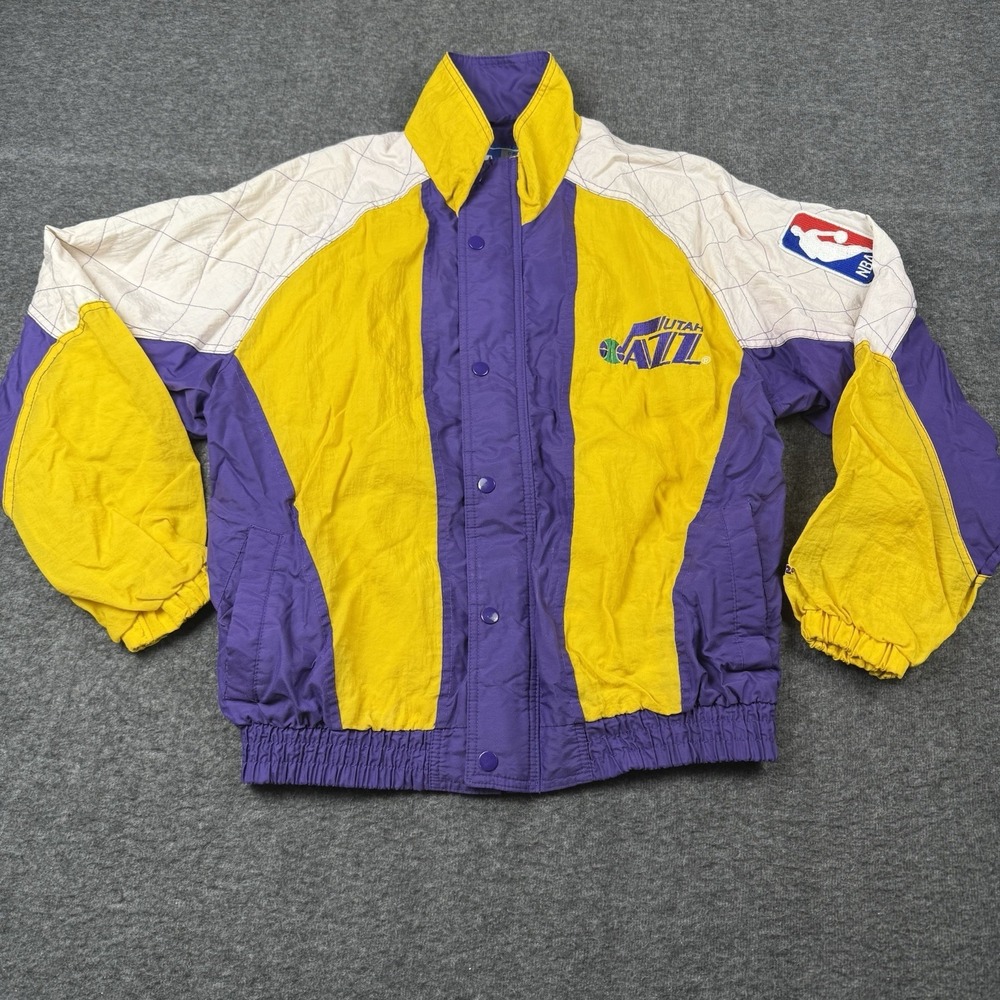 Vintage Utah Jazz Starter Jacket Small‎ Windbreaker NBA Basketball Full Zip 90s